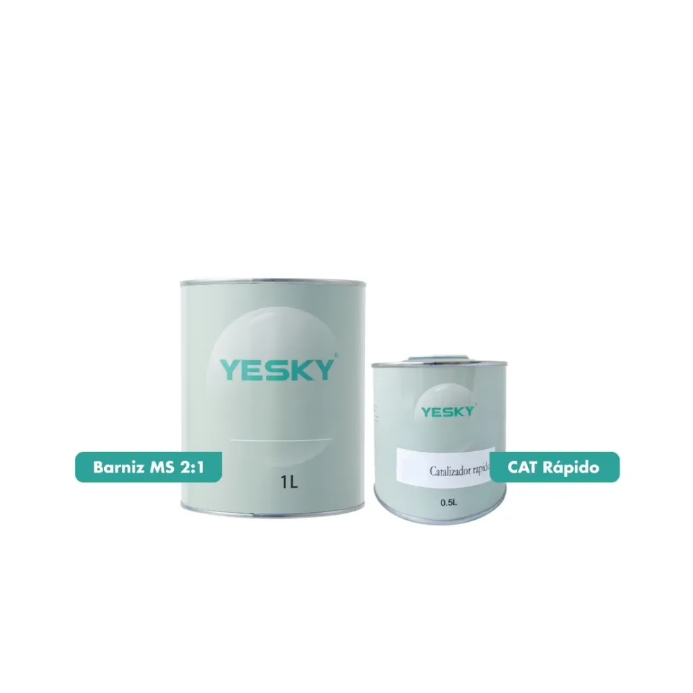 KIT TQ18 Barniz MS 2:1 + CAT Rapido 1,5 L Yesky