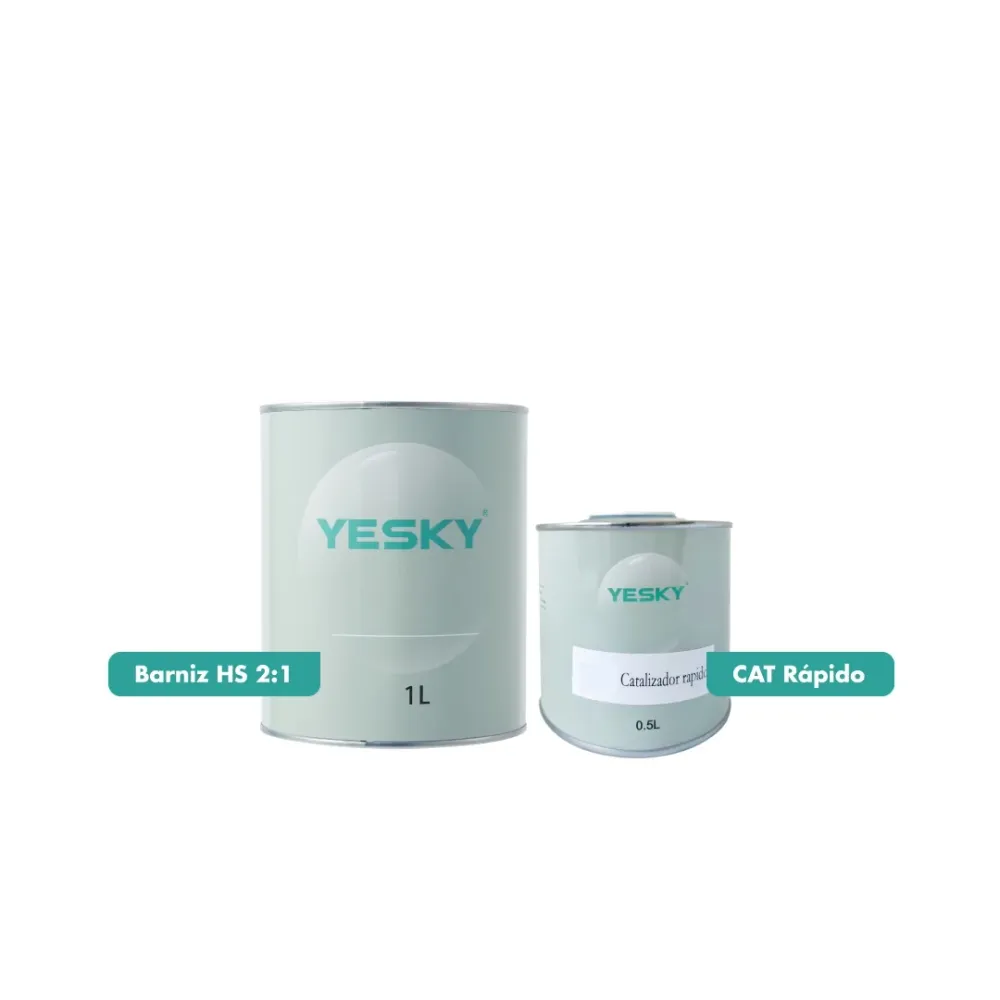 KIT TQ27 Barniz HS 2:1 + CAT Rapido 1,5 L Yesky
