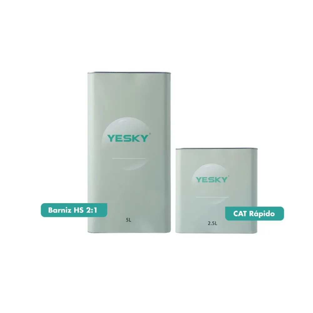 KIT TQ27 Barniz HS 2:1 + CAT Rapido 7,5 L Yesky