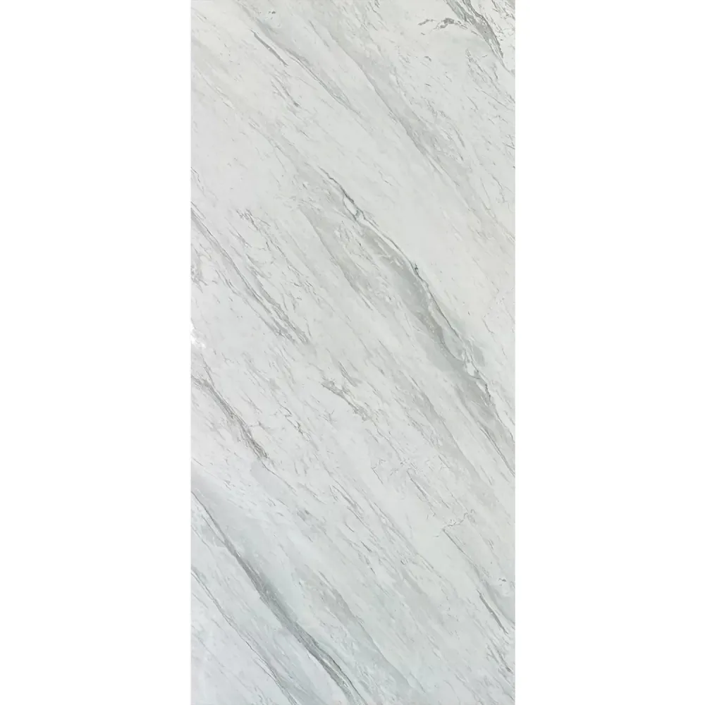 5 HOJAS DE MÁRMOL SINTÉTICO PVC (A88-MILO BIANCO) 280 X 122 X 0.3 CM (3.41 M2) ZUCASA®