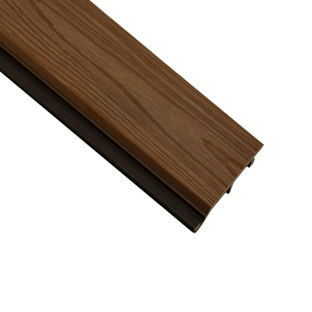 A17 TEKA VETEADO 15.6*240 CM DECK PARA MURO COEXTRUIDO WALL CLADDING (CAJA 8 PIEZAS) ZUCASA® México