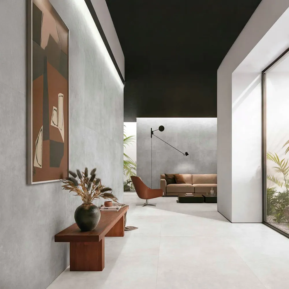 ASPHALT WHITE 90*180 CM (CAJA 1.62 M2) PISO PORCELANICO CASTEL ZUCASA® México